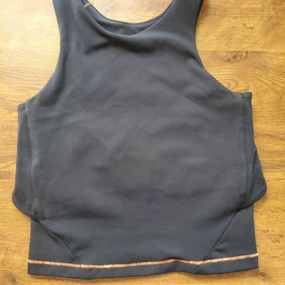 Janji Athletic Crop Top, Black Women's XS